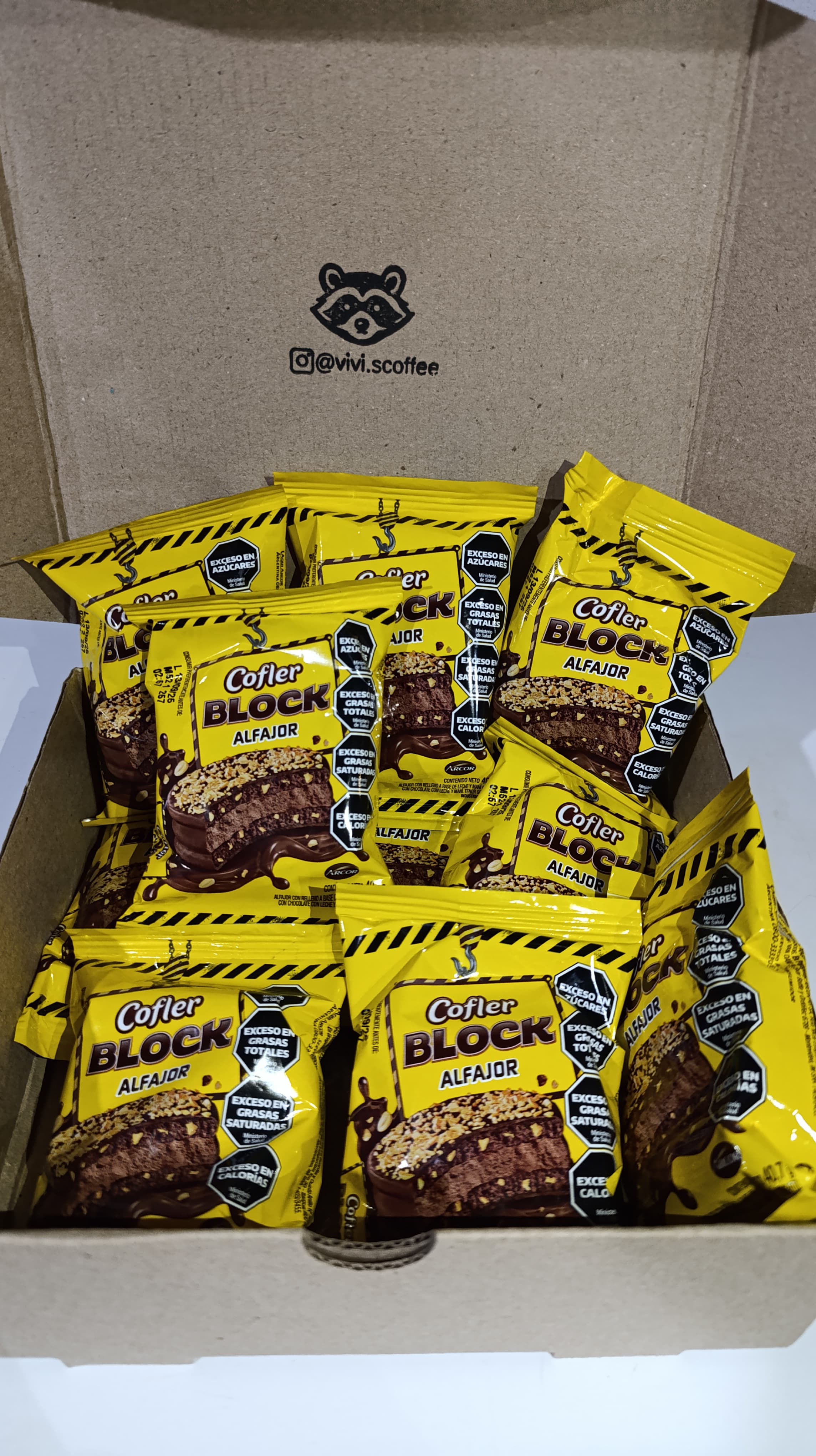 Box alfajores Cofler Block (10u)